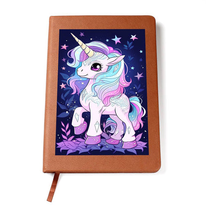 Cute Unicorn 063 - Vegan Leather Journal