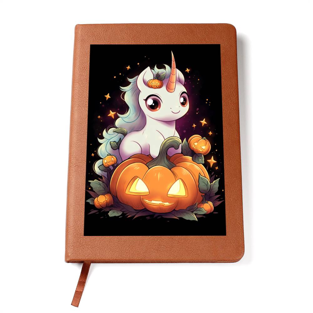 Cute Unicorn 088 - Vegan Leather Journal