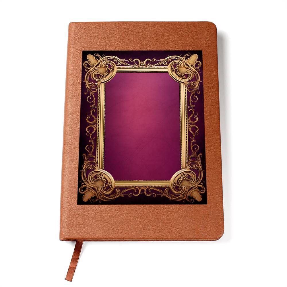 Ornate Gold Cover 029 - Vegan Leather Journal