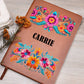 Carrie (Mexican Flowers 1) - Vegan Leather Journal