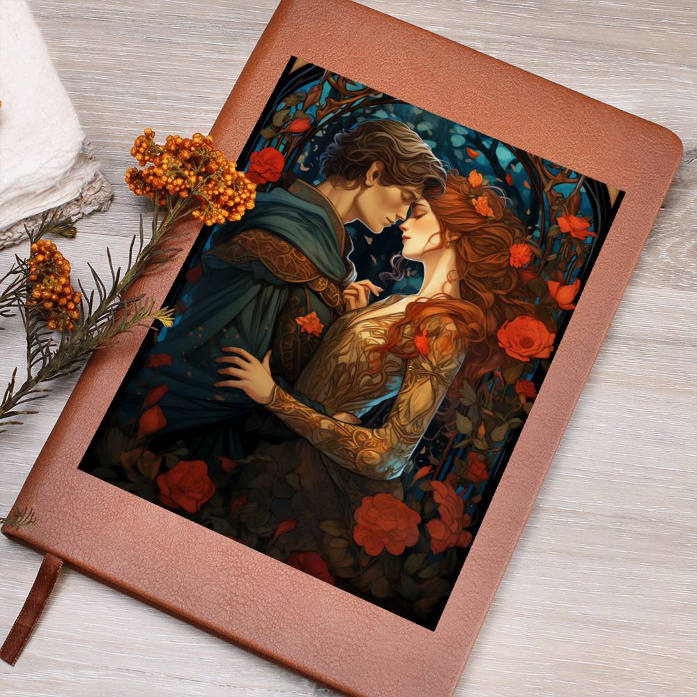 Valentine's Day Art 032 - Vegan Leather Journal