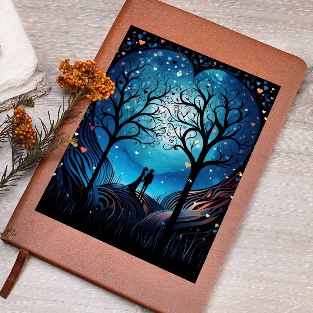 Valentine's Day Art 188 - Vegan Leather Journal