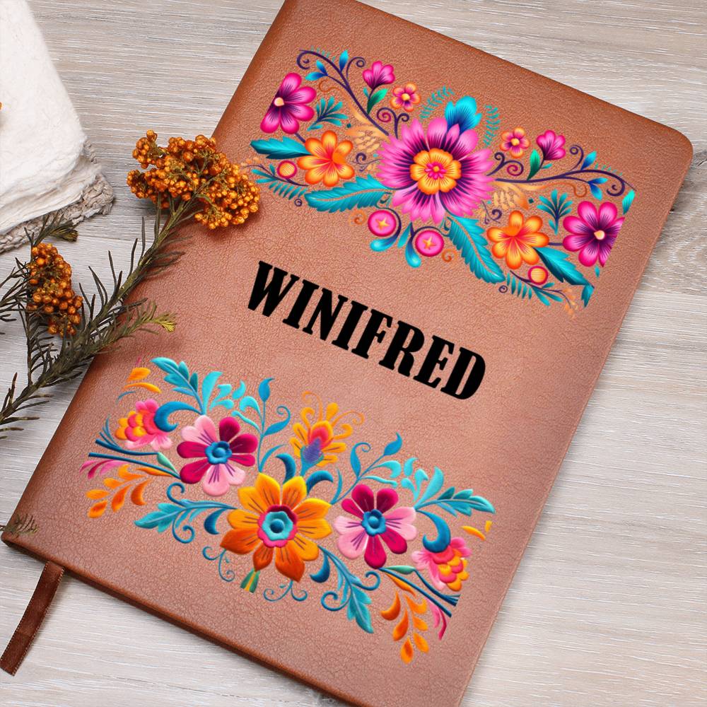 Winifred (Mexican Flowers 1) - Vegan Leather Journal