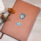 Cute Back to School Sticker 029 - Vegan Leather Journal