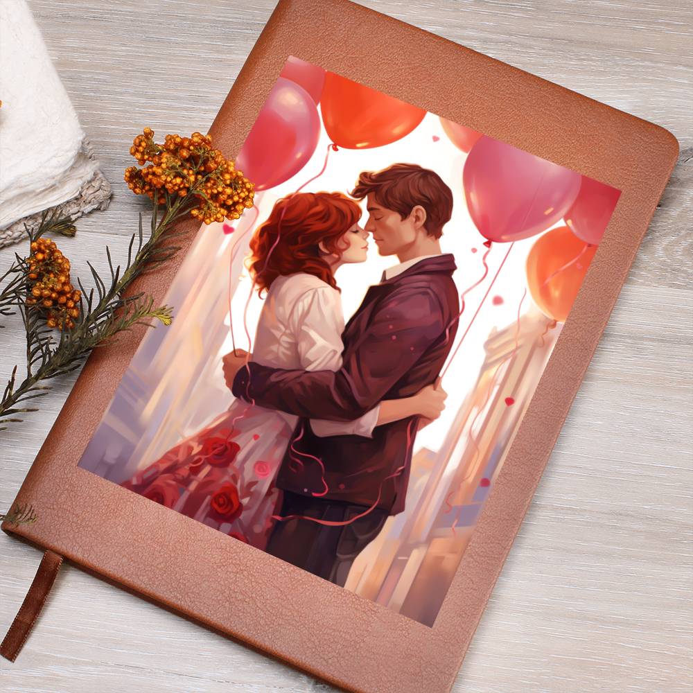 Valentine's Day Art 233 - Vegan Leather Journal
