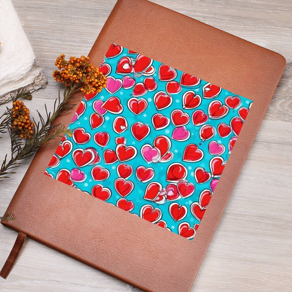 Valentine's Day Pop Art 05 - Vegan Leather Journal