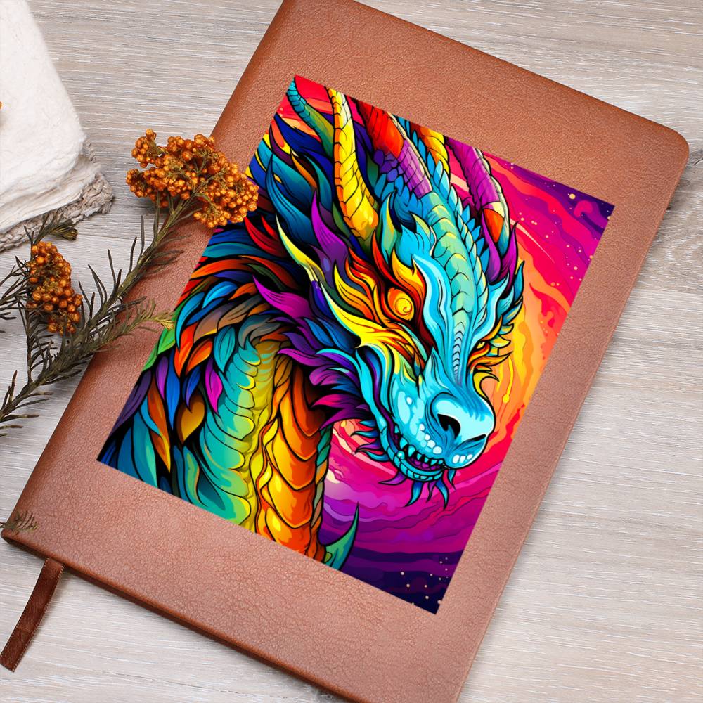 Majestic Dragon 007 - Vegan Leather Journal