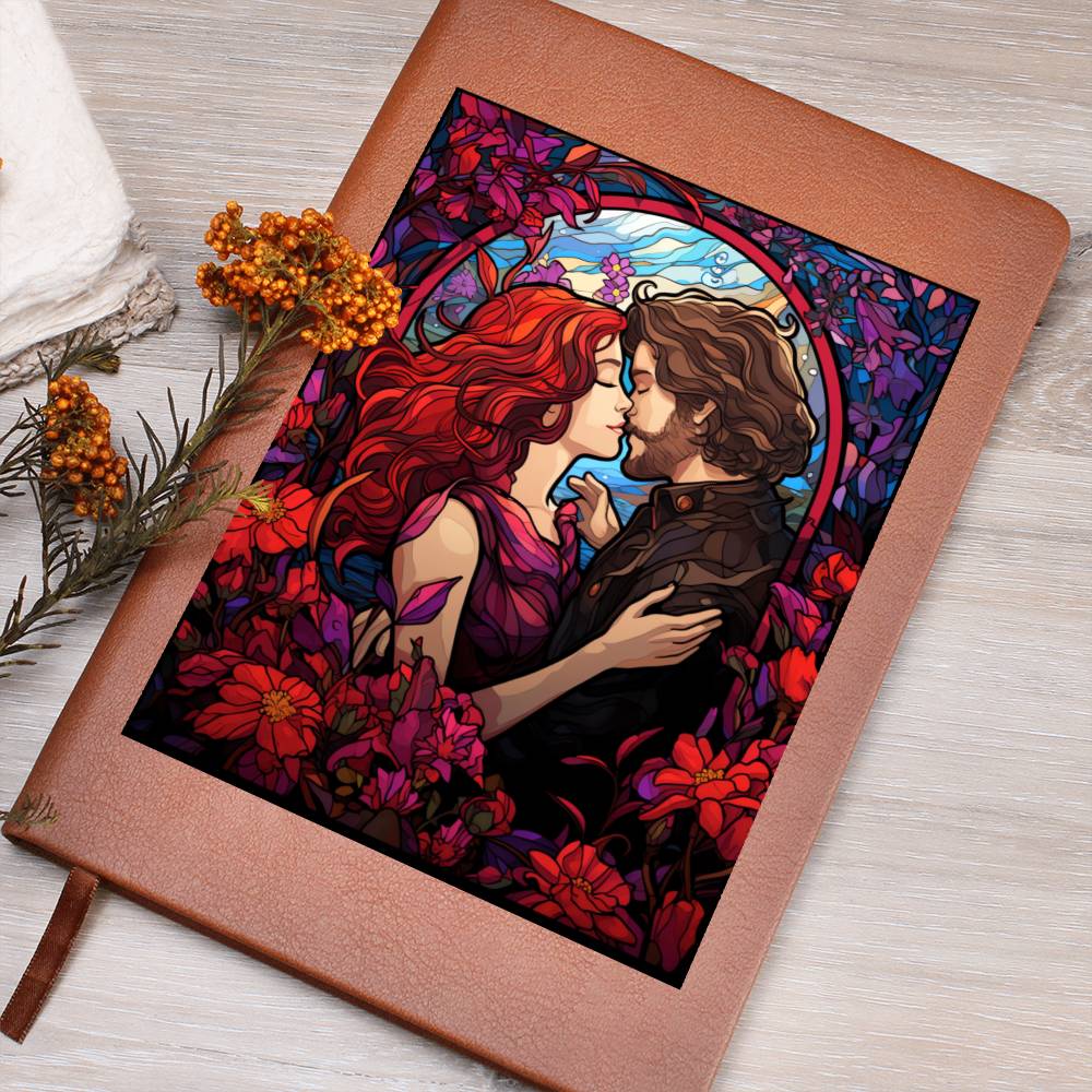 Valentine's Day Art 023 - Vegan Leather Journal