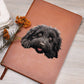 Puli Peeking - Vegan Leather Journal