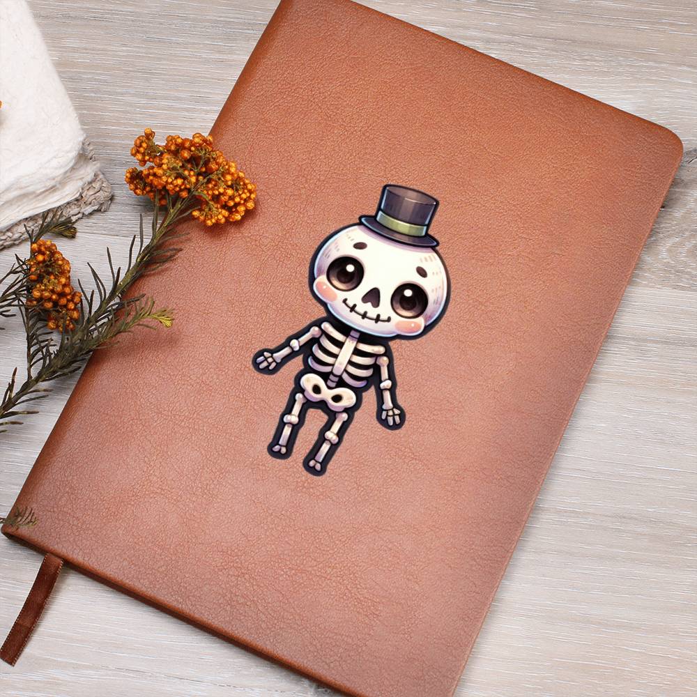 Cute Halloween Sticker 068 - Vegan Leather Journal