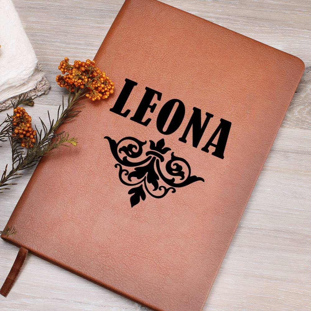 Leona v01 - Vegan Leather Journal