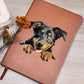 Beauceron Peeking - Vegan Leather Journal
