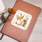 Luxury Wedding Decor Sticker 080 - Vegan Leather Journal