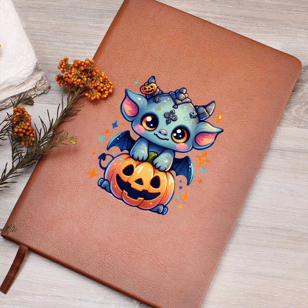 Cute Halloween Sticker 046 - Vegan Leather Journal