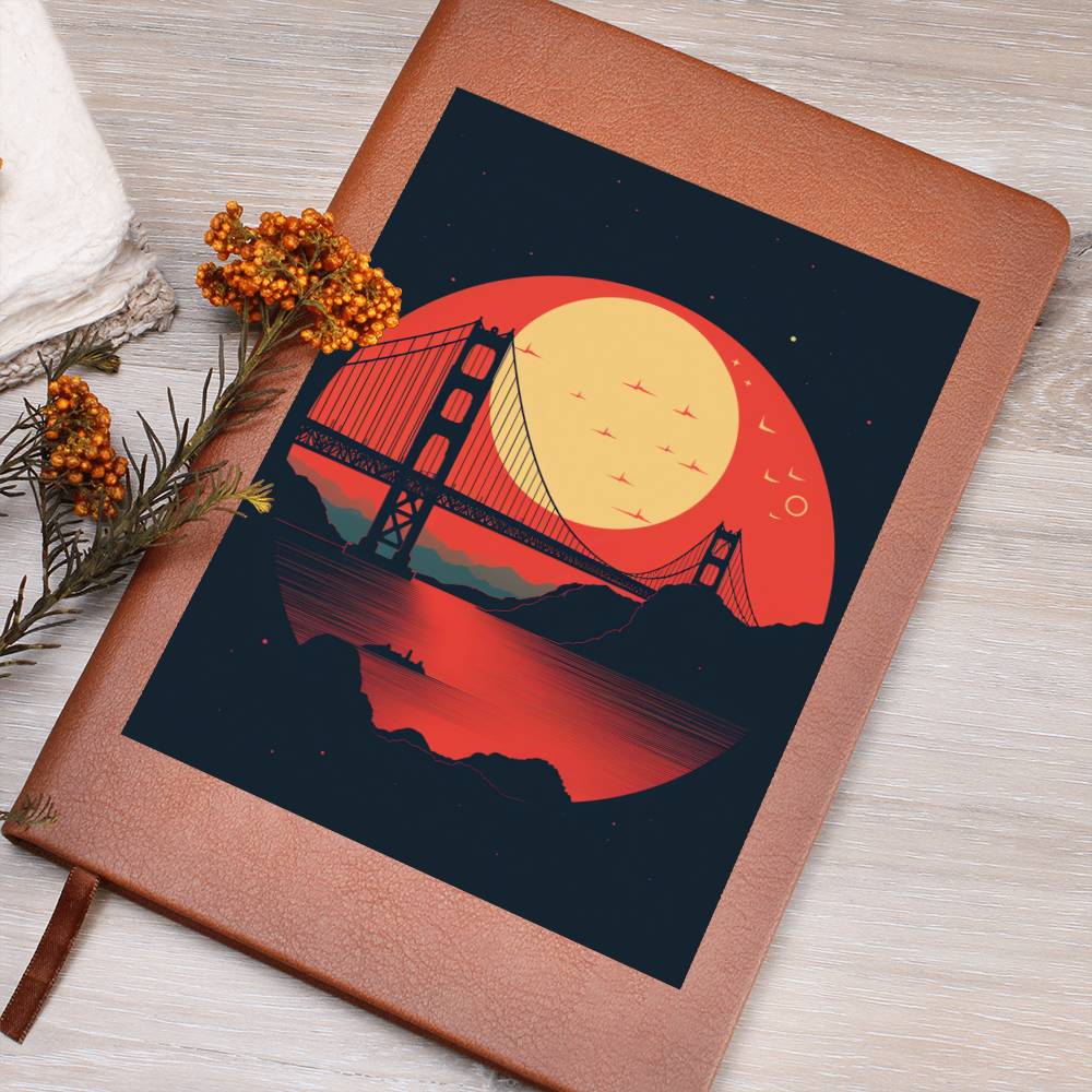 Minimalist BOHO Art 026 - Vegan Leather Journal
