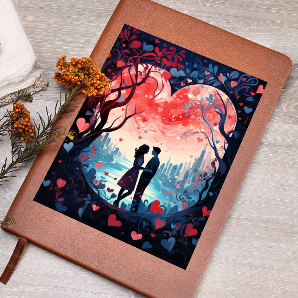 Valentine's Day Art 108 - Vegan Leather Journal
