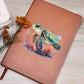 Cute Sea Turtle 013 - Vegan Leather Journal
