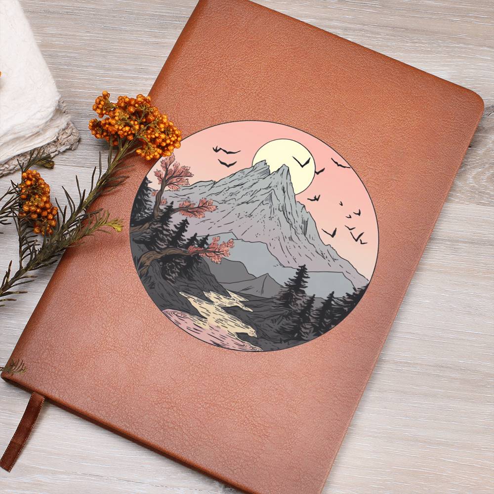 Minimalist BOHO Art 092 - Vegan Leather Journal