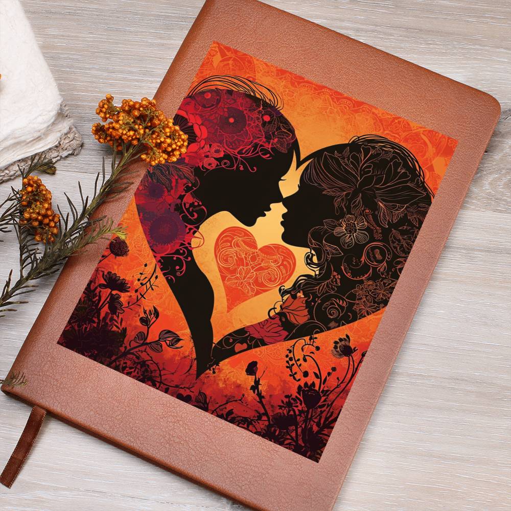 Valentine's Day Art 095 - Vegan Leather Journal