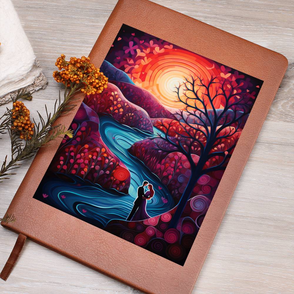 Valentine's Day Art 316 - Vegan Leather Journal