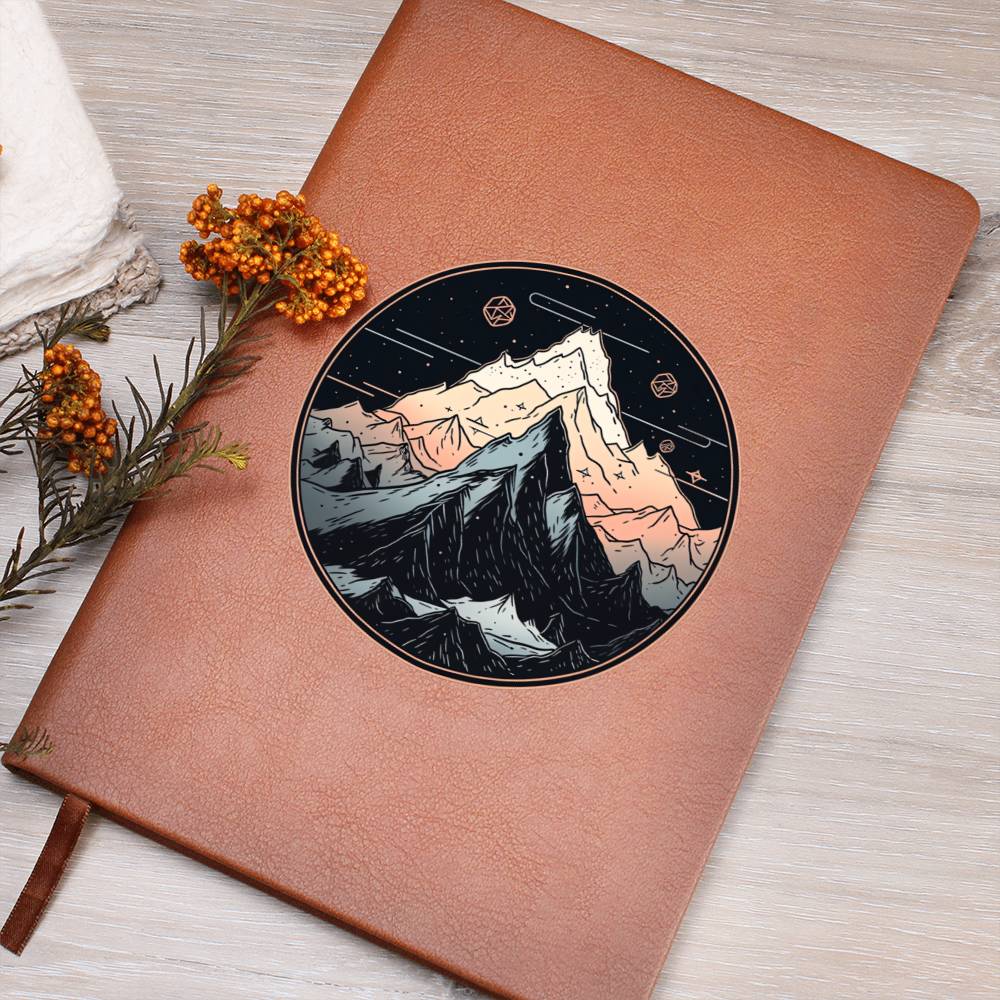 Minimalist BOHO Art 017 - Vegan Leather Journal