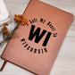 Heart In Wisconsin v01 - Vegan Leather Journal