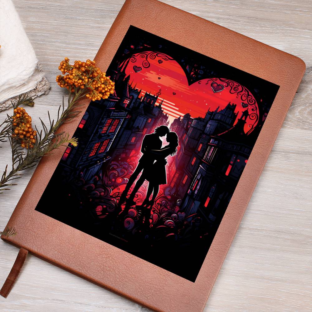 Valentine's Day Art 194 - Vegan Leather Journal