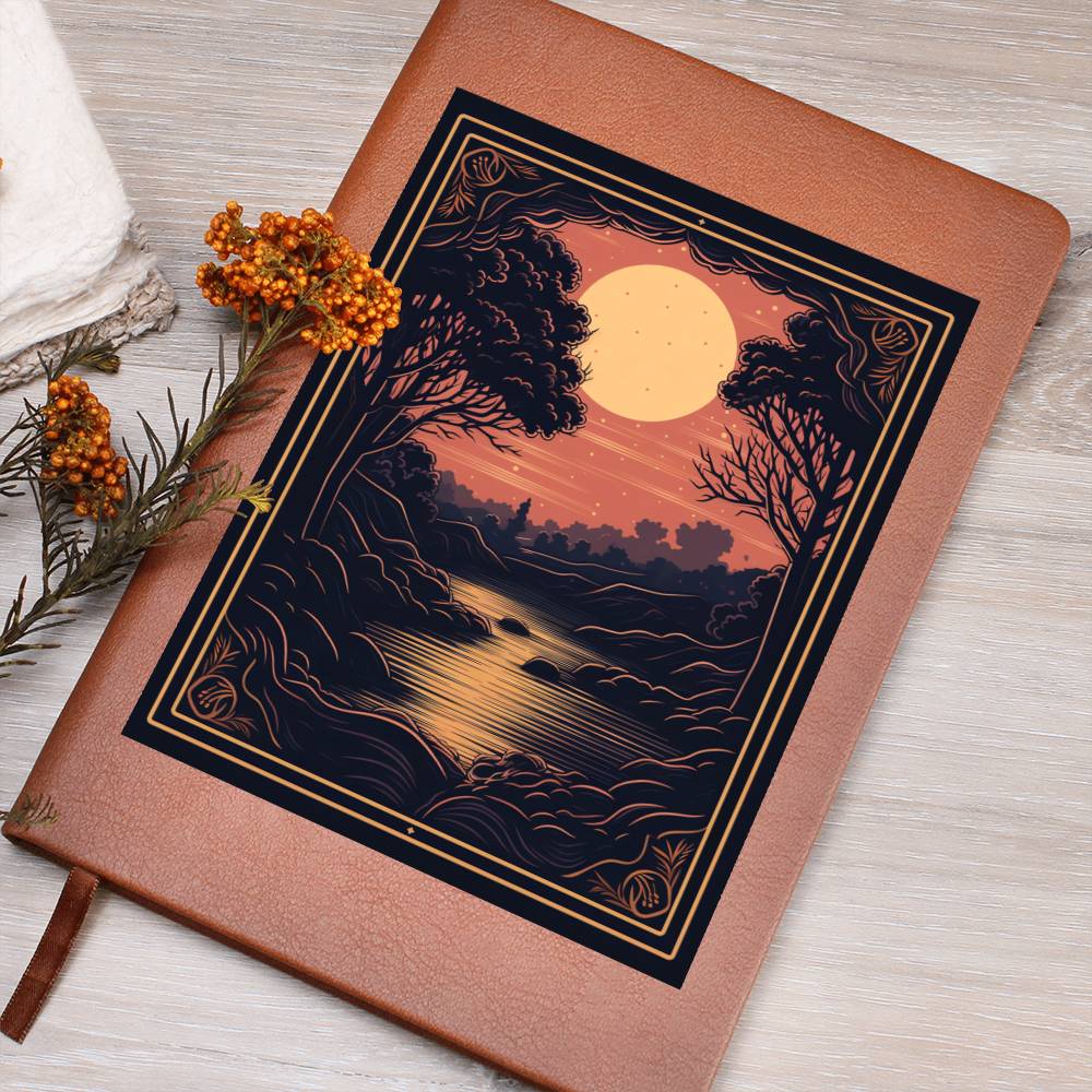 Minimalist BOHO Art 066 - Vegan Leather Journal