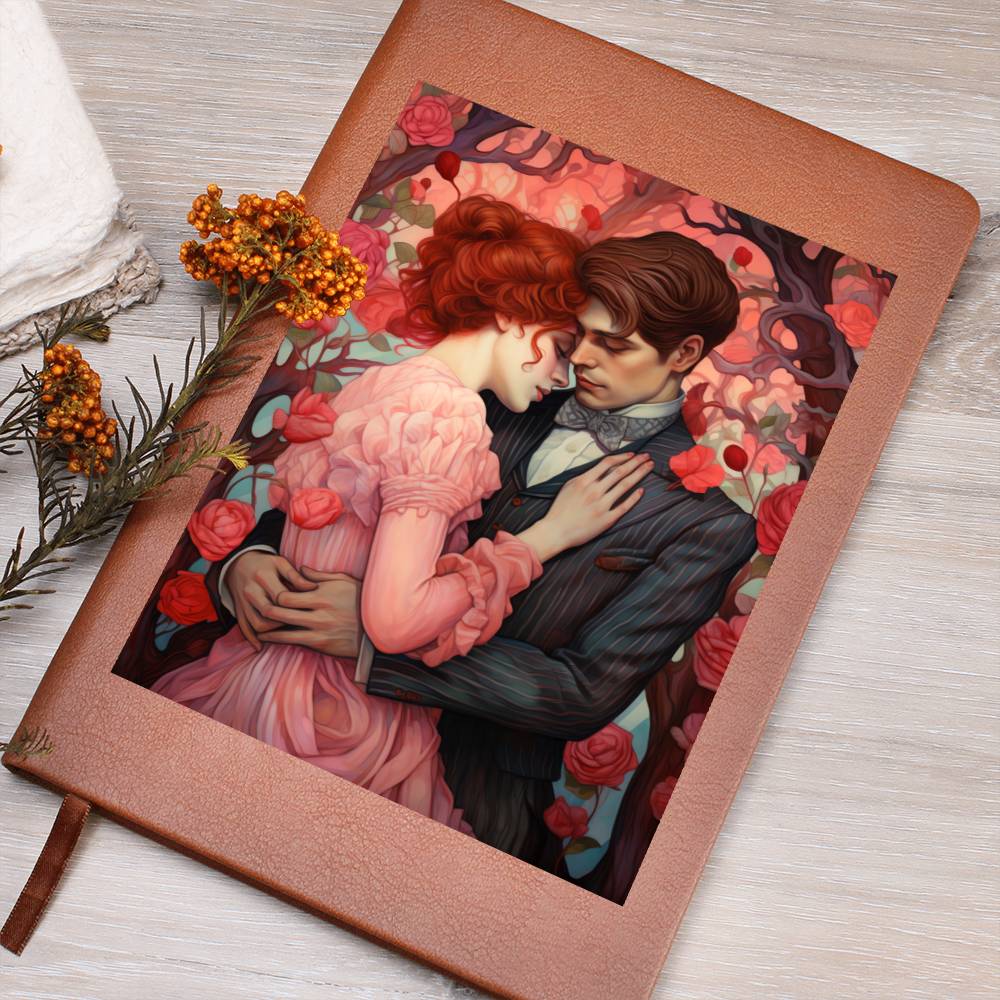 Valentine's Day Art 050 - Vegan Leather Journal