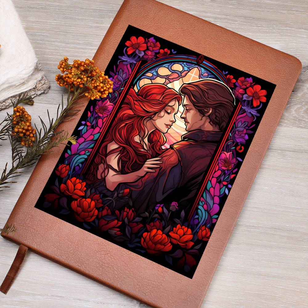 Valentine's Day Art 321 - Vegan Leather Journal