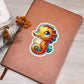 Cute Seahorse sticker 145 - Vegan Leather Journal