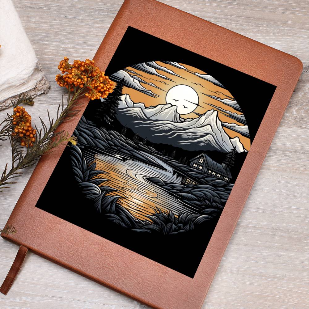 Minimalist BOHO Art 063 - Vegan Leather Journal