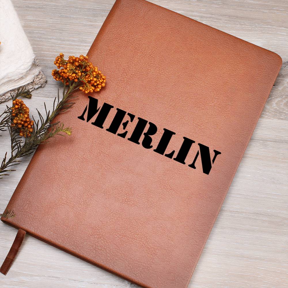 Merlin - Vegan Leather Journal