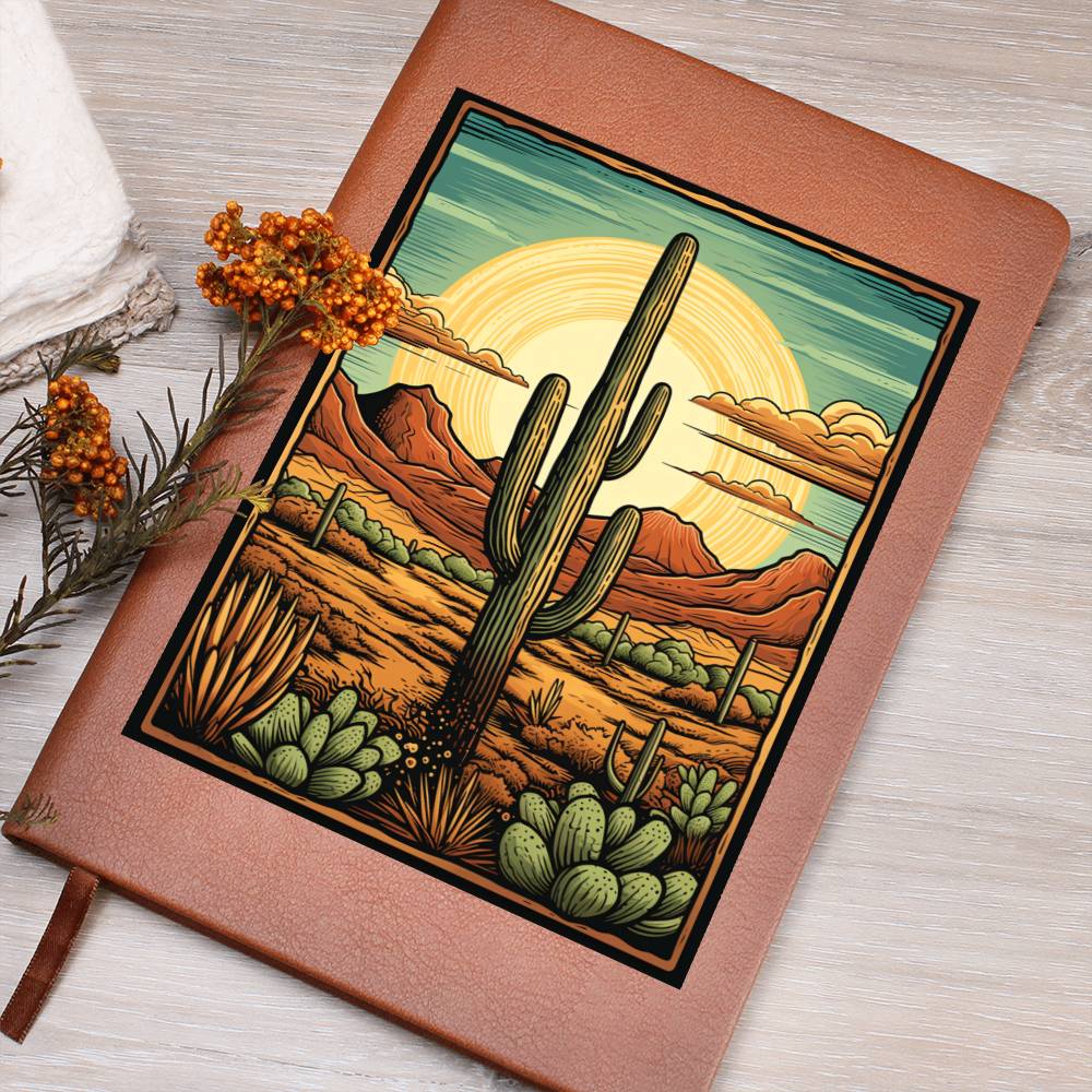 Minimalist BOHO Art 055 - Vegan Leather Journal