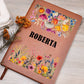 Roberta (Botanical Blooms) - Vegan Leather Journal