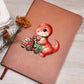 Colorful Baby Dinosaur 021 - Vegan Leather Journal