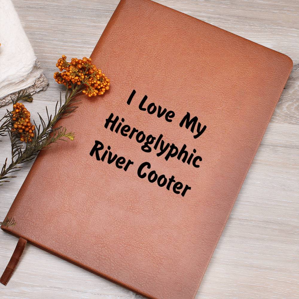 Love My Hieroglyphic River Cooter - Vegan Leather Journal