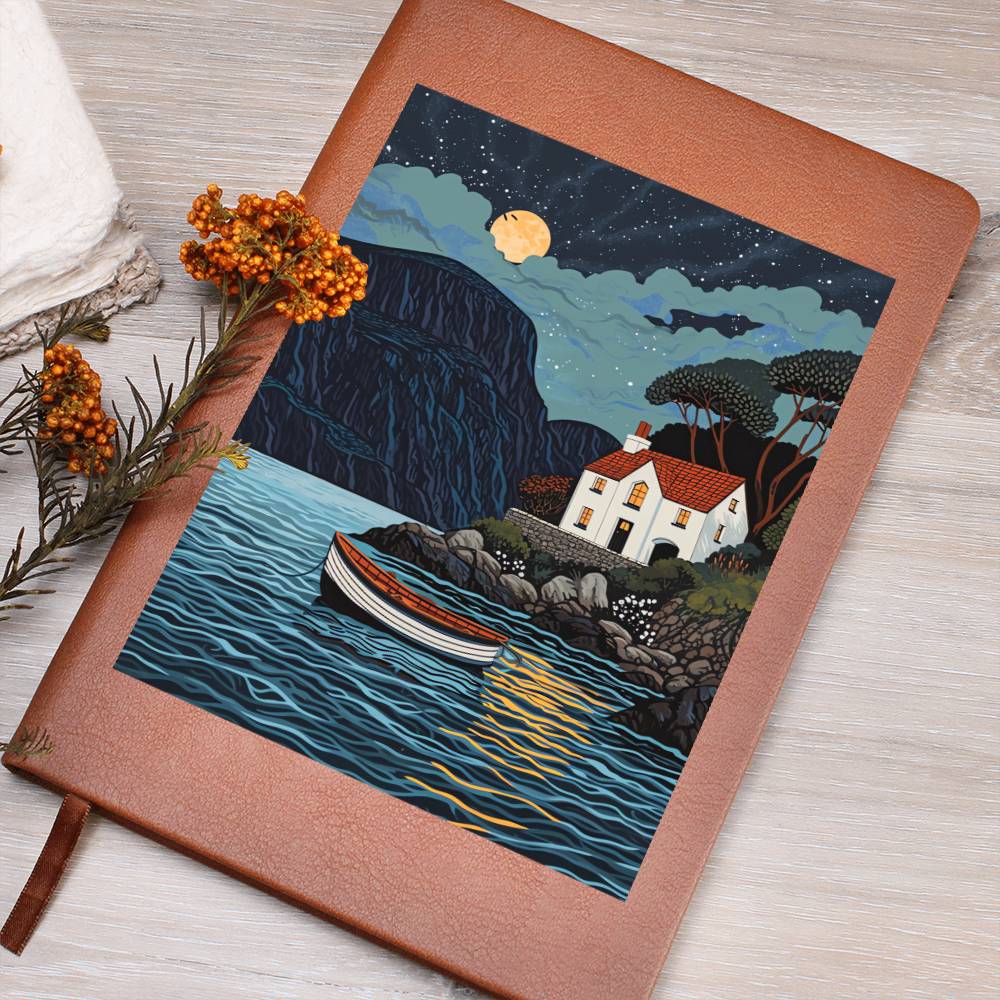 Minimalist BOHO Art 095 - Vegan Leather Journal