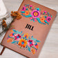 Jill (Mexican Flowers 1) - Vegan Leather Journal