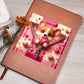 Valentine's Day Dog And Zipper 005 - Vegan Leather Journal