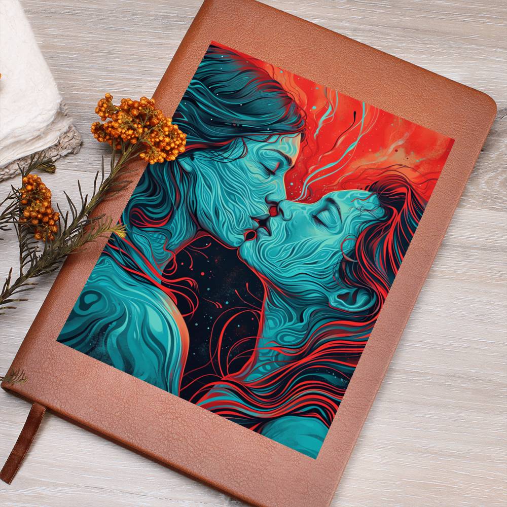 Valentine's Day Art 067 - Vegan Leather Journal