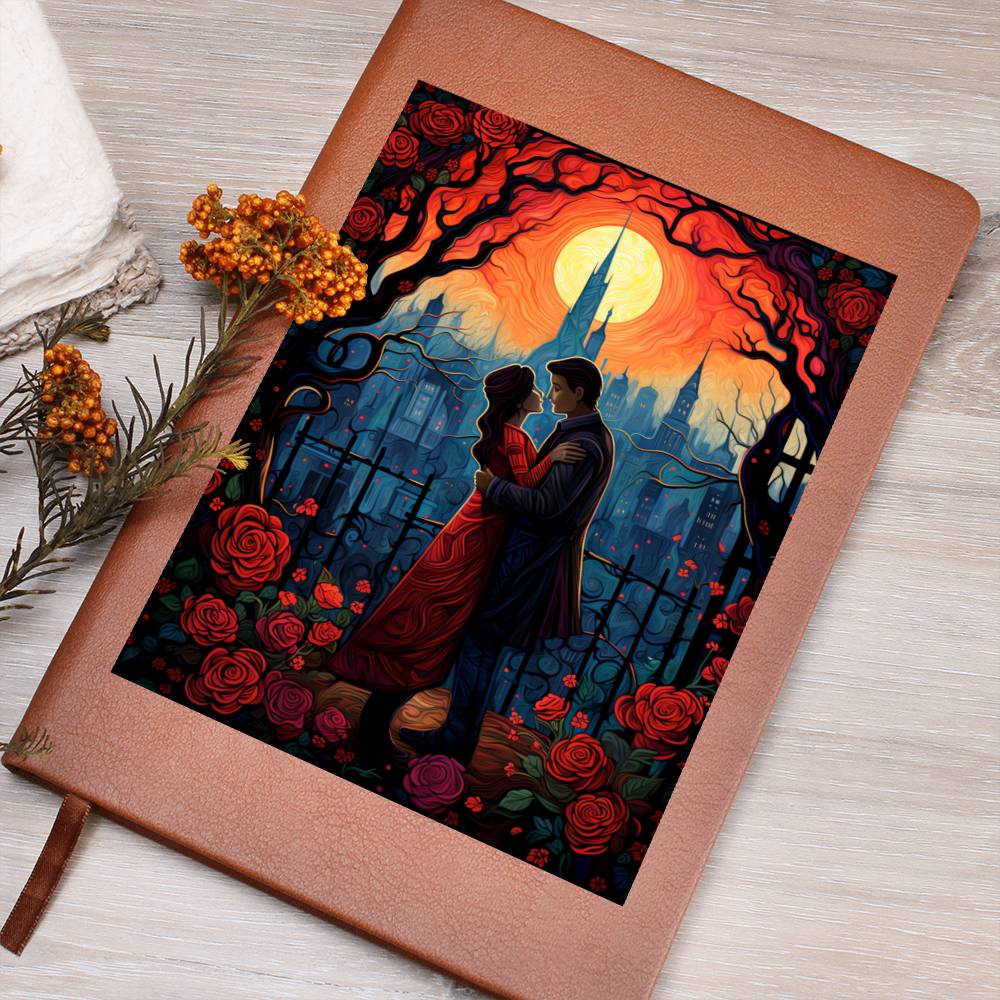 Valentine's Day Art 037 - Vegan Leather Journal