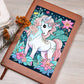 Cute Unicorn 051 - Vegan Leather Journal