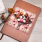 Valentine's Day Dog And Zipper 028 - Vegan Leather Journal