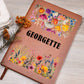 Georgette (Botanical Blooms) - Vegan Leather Journal