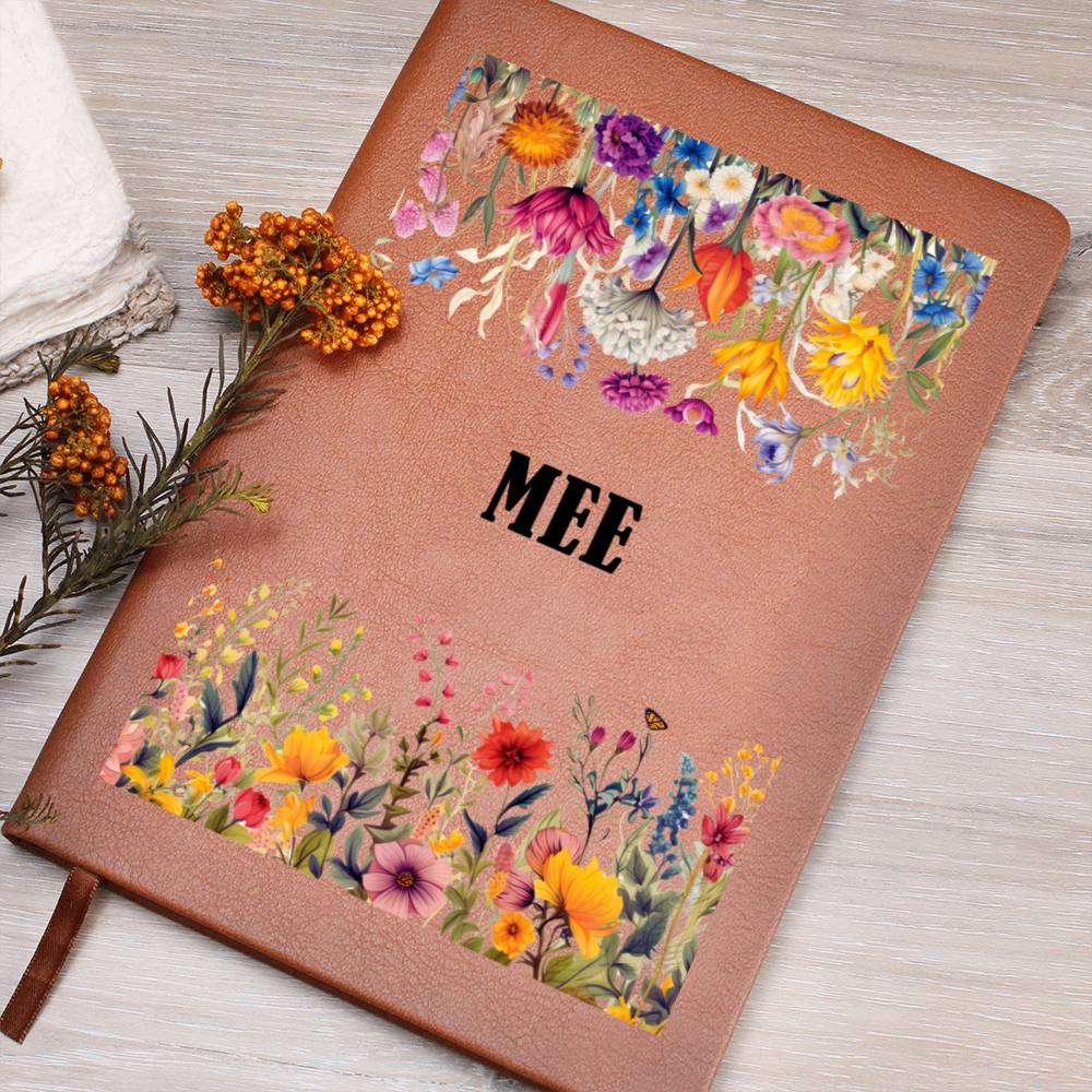 Mee (Botanical Blooms) - Vegan Leather Journal