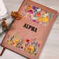 Alpha (Botanical Blooms) - Vegan Leather Journal