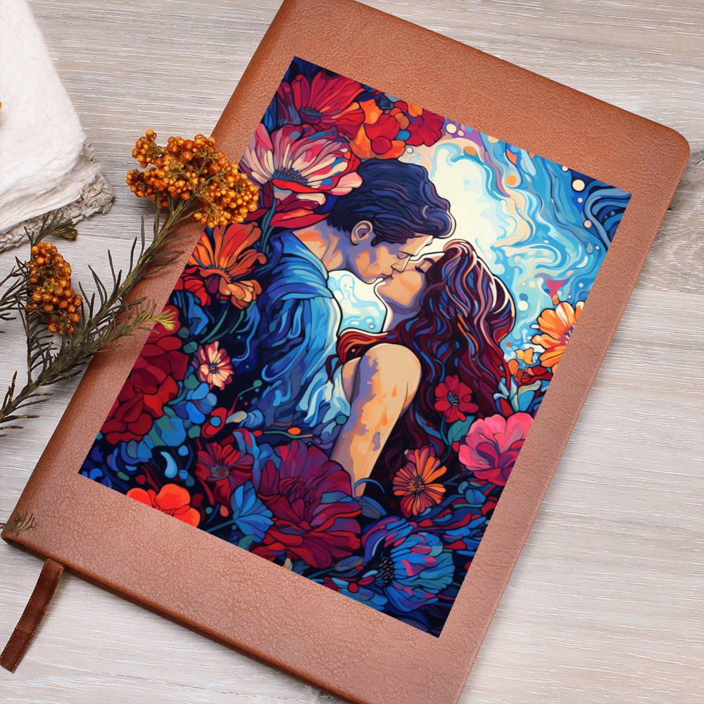 Valentine's Day Art 081 - Vegan Leather Journal