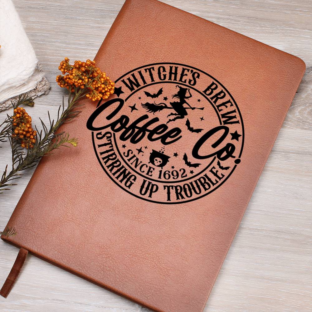 Vintage Halloween Signs 29 - Vegan Leather Journal