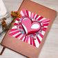 Valentine's Day Pop Art 10 - Vegan Leather Journal